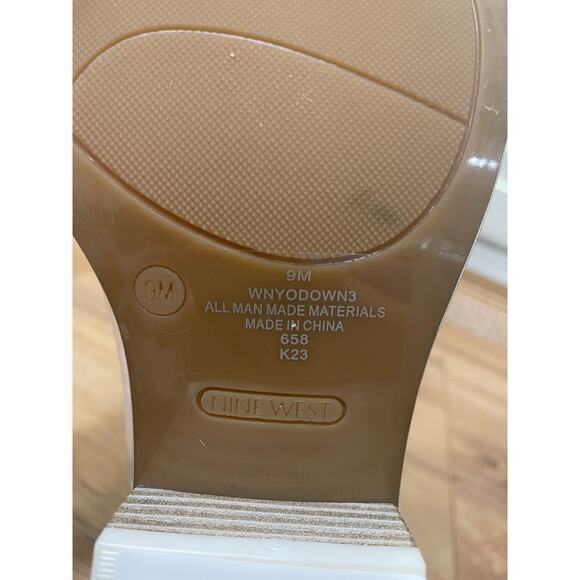 Nine West Women's Yodown Western Boots Silver Size 9 NWOB - Picture 10 of 11